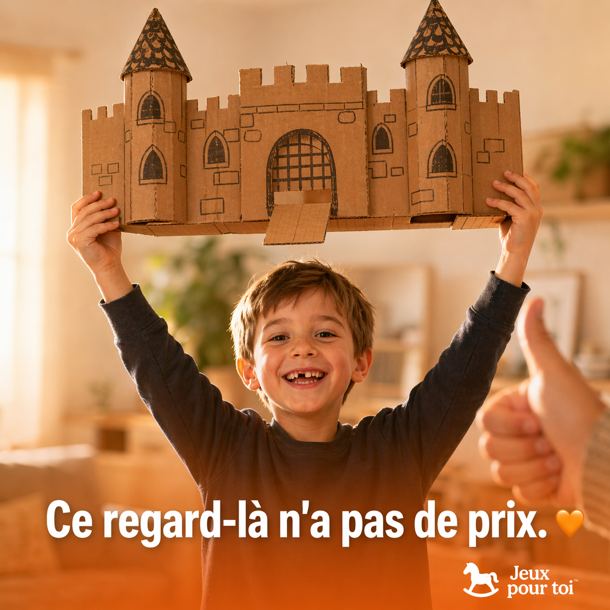 Château fort en carton : le tuto complet Image