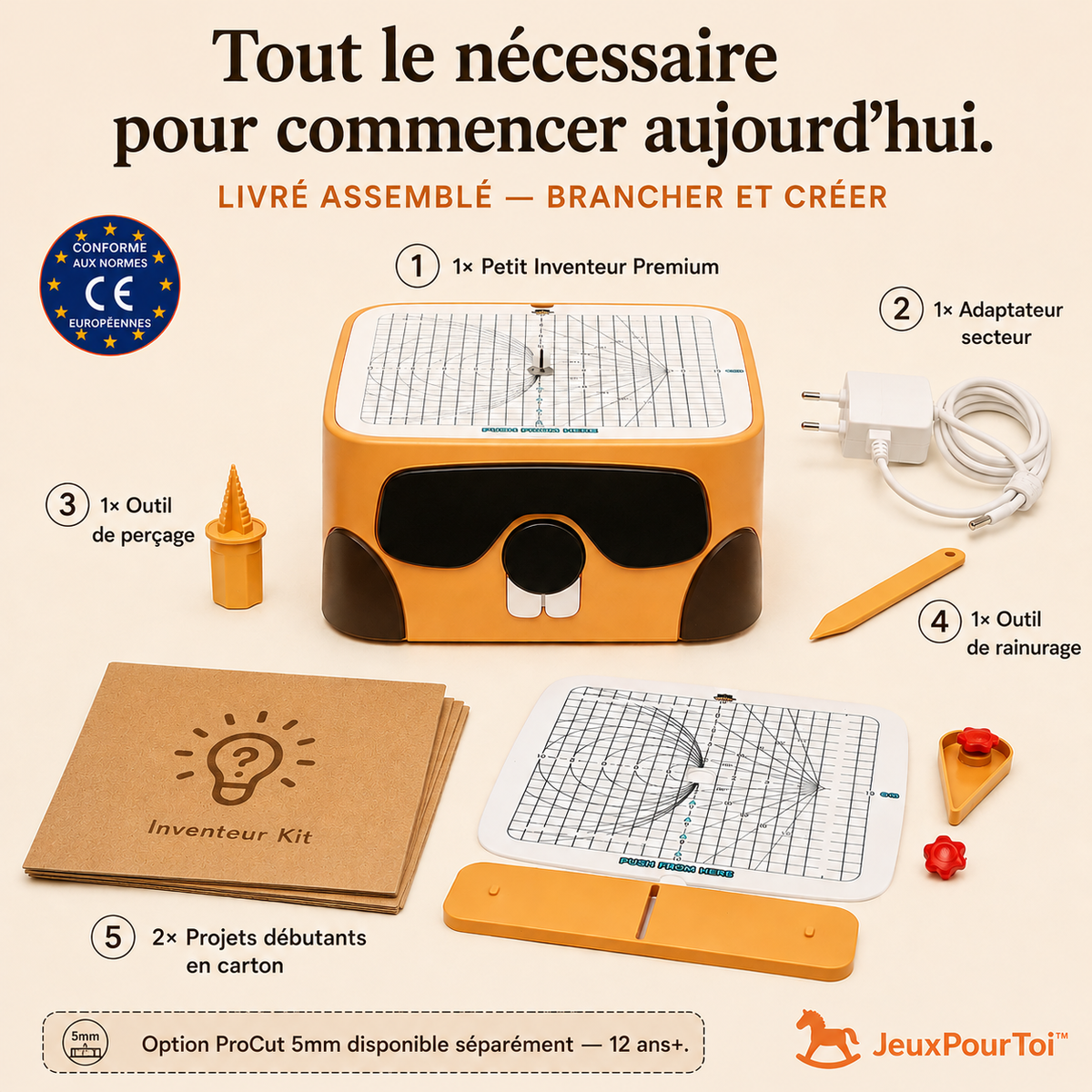 Petit Inventeur — Scie à carton sécurisée enfant dès 4 ans