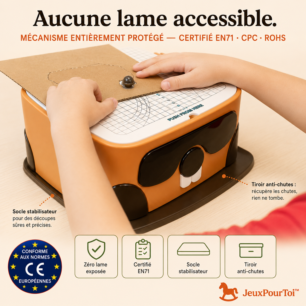 Petit Inventeur — Scie à carton sécurisée enfant dès 4 ans