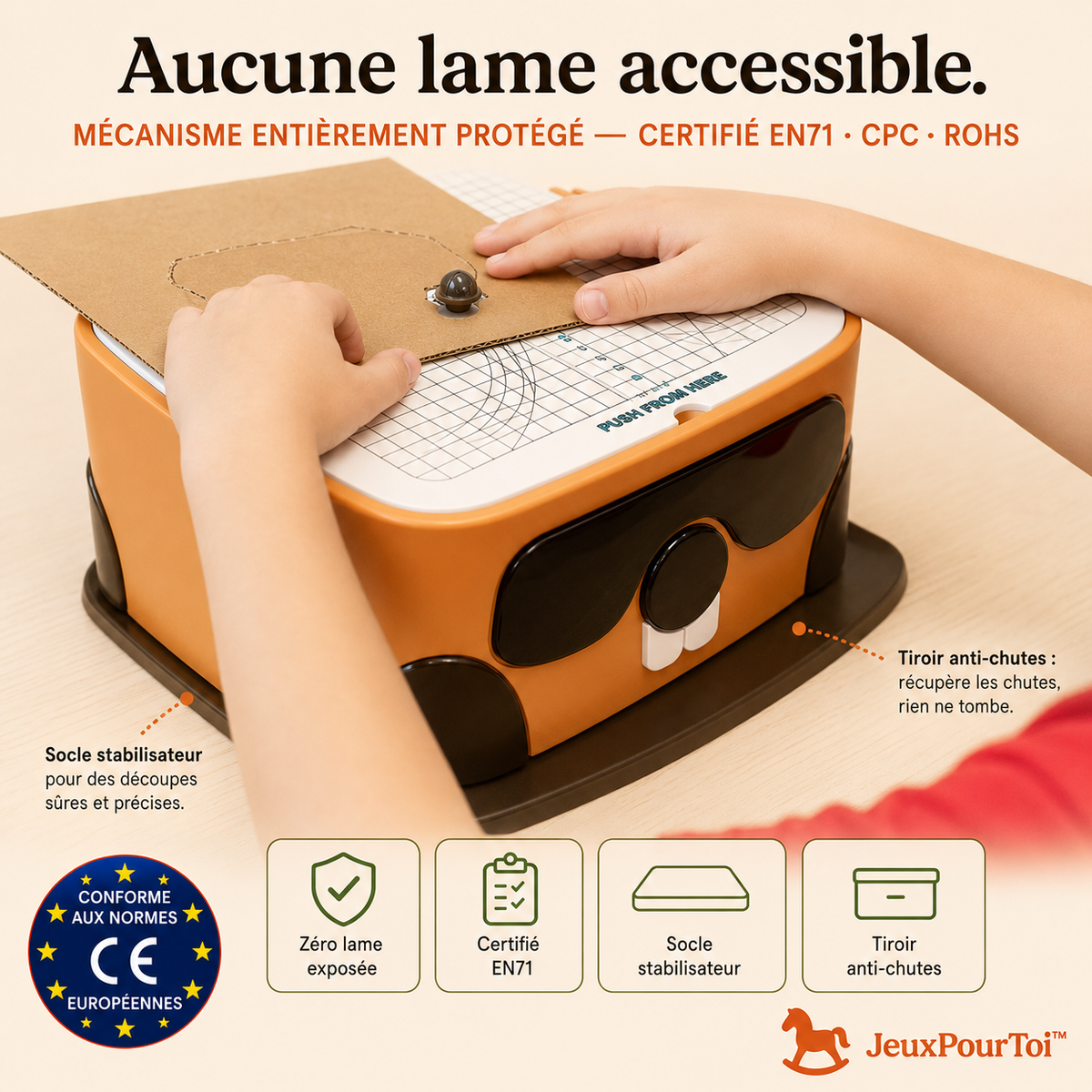 Petit Inventeur — Scie à carton sécurisée enfant dès 4 ans