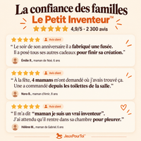 Le Petit Inventeur™ — La machine qui transforme le carton en jouets