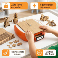 Le Petit Inventeur™ — La machine qui transforme le carton en jouets