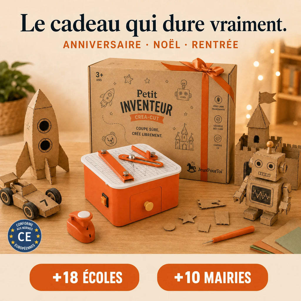 Petit Inventeur — Scie à carton sécurisée enfant dès 4 ans